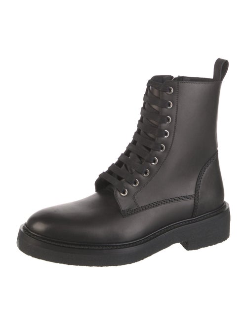 Amiri Leather Combat Boots
