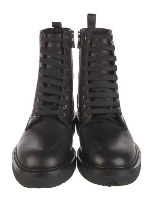 Amiri Leather Combat Boots
