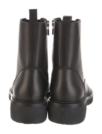 Amiri Leather Combat Boots
