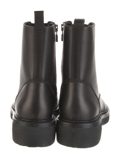 Amiri Leather Combat Boots