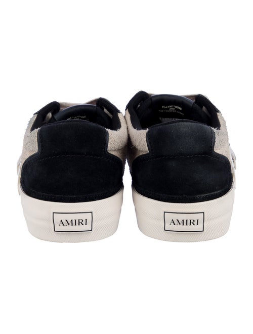 Amiri Suede Colorblock Pattern Sneakers