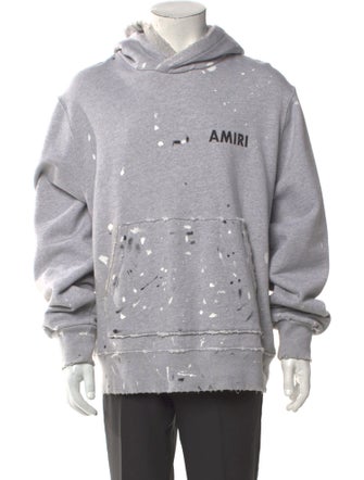 Amiri Graphic Print Crew Neck Hoodie