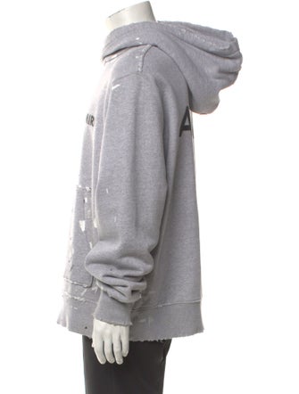 Amiri Graphic Print Crew Neck Hoodie