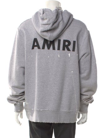 Amiri Graphic Print Crew Neck Hoodie