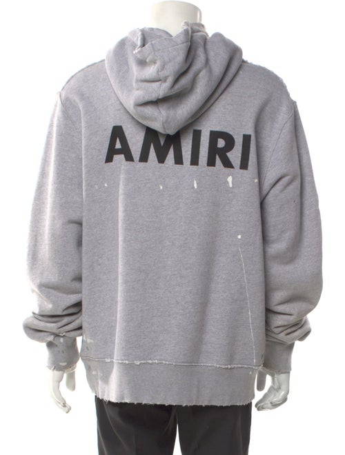Amiri Graphic Print Crew Neck Hoodie