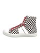 Amiri Canvas Plaid Print Sneakers