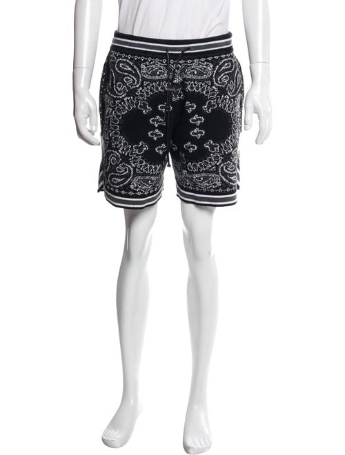 Amiri Paisley Print Jogger Shorts