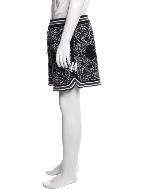 Amiri Paisley Print Jogger Shorts