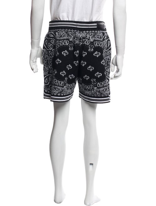 Amiri Paisley Print Jogger Shorts
