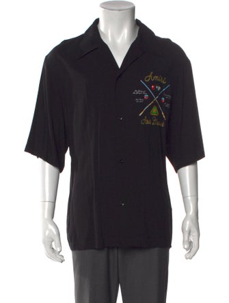 Amiri Graphic Print Short Sleeve Shirt