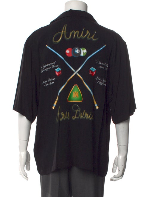 Amiri Graphic Print Short Sleeve Shirt