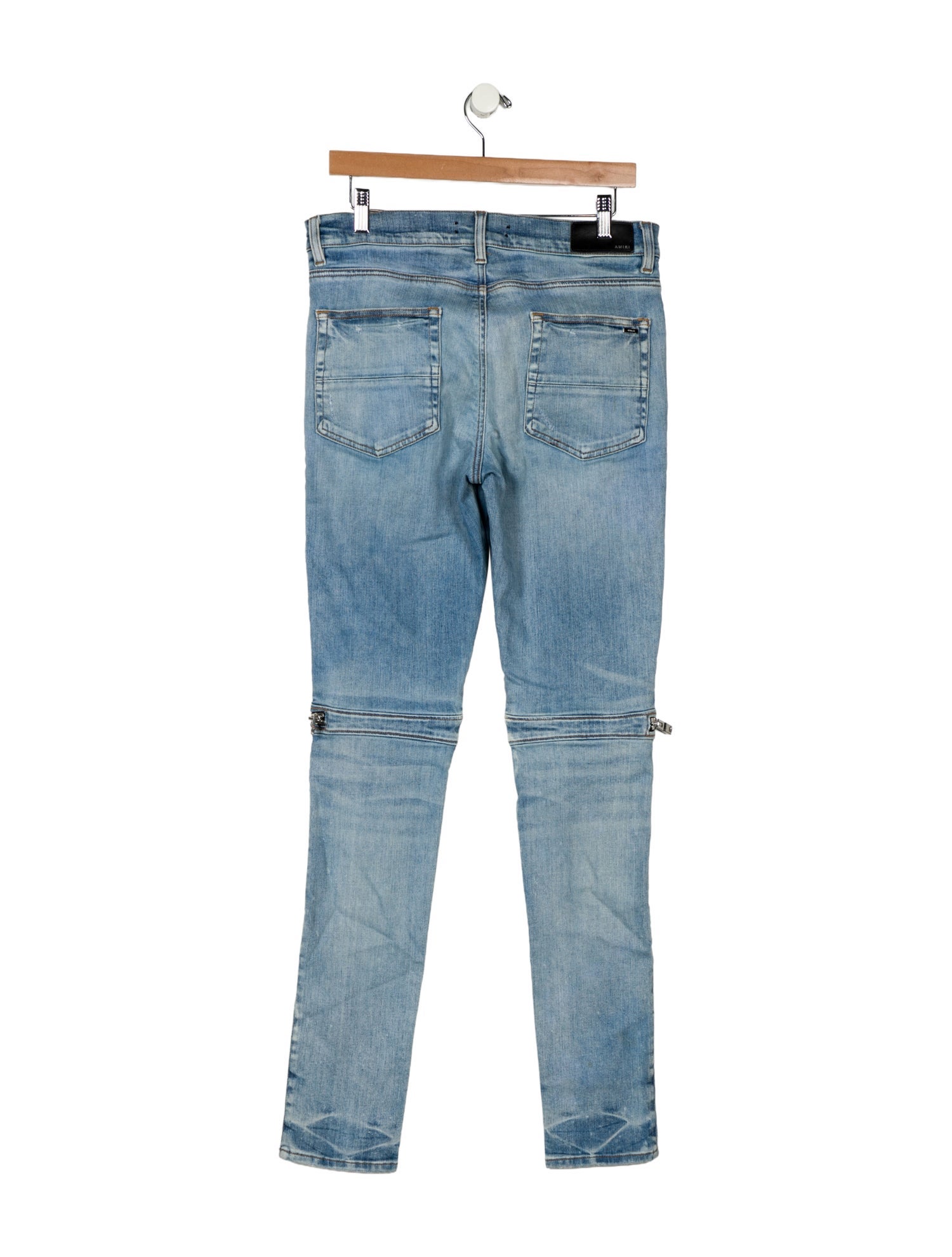 Amiri High-Rise Straight Leg Jeans