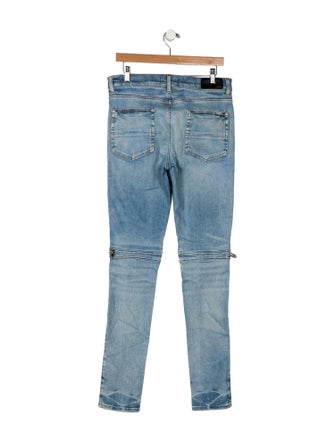 Amiri High-Rise Straight Leg Jeans