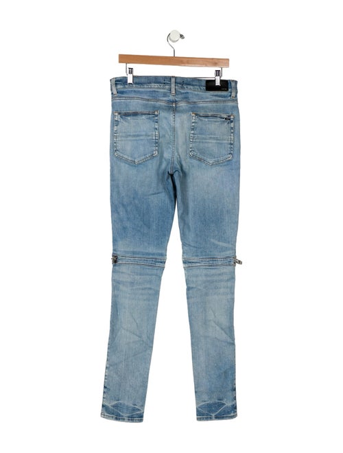 Amiri High-Rise Straight Leg Jeans