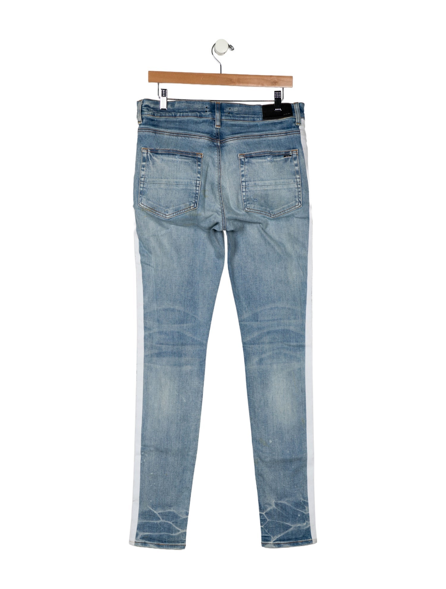 Amiri High-Rise Straight Leg Jeans