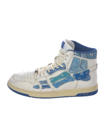 Amiri Leather Printed Sneakers