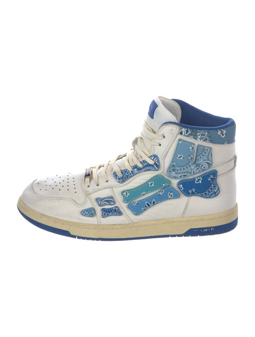 Amiri Leather Printed Sneakers