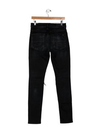 Amiri High-Rise Straight Leg Jeans