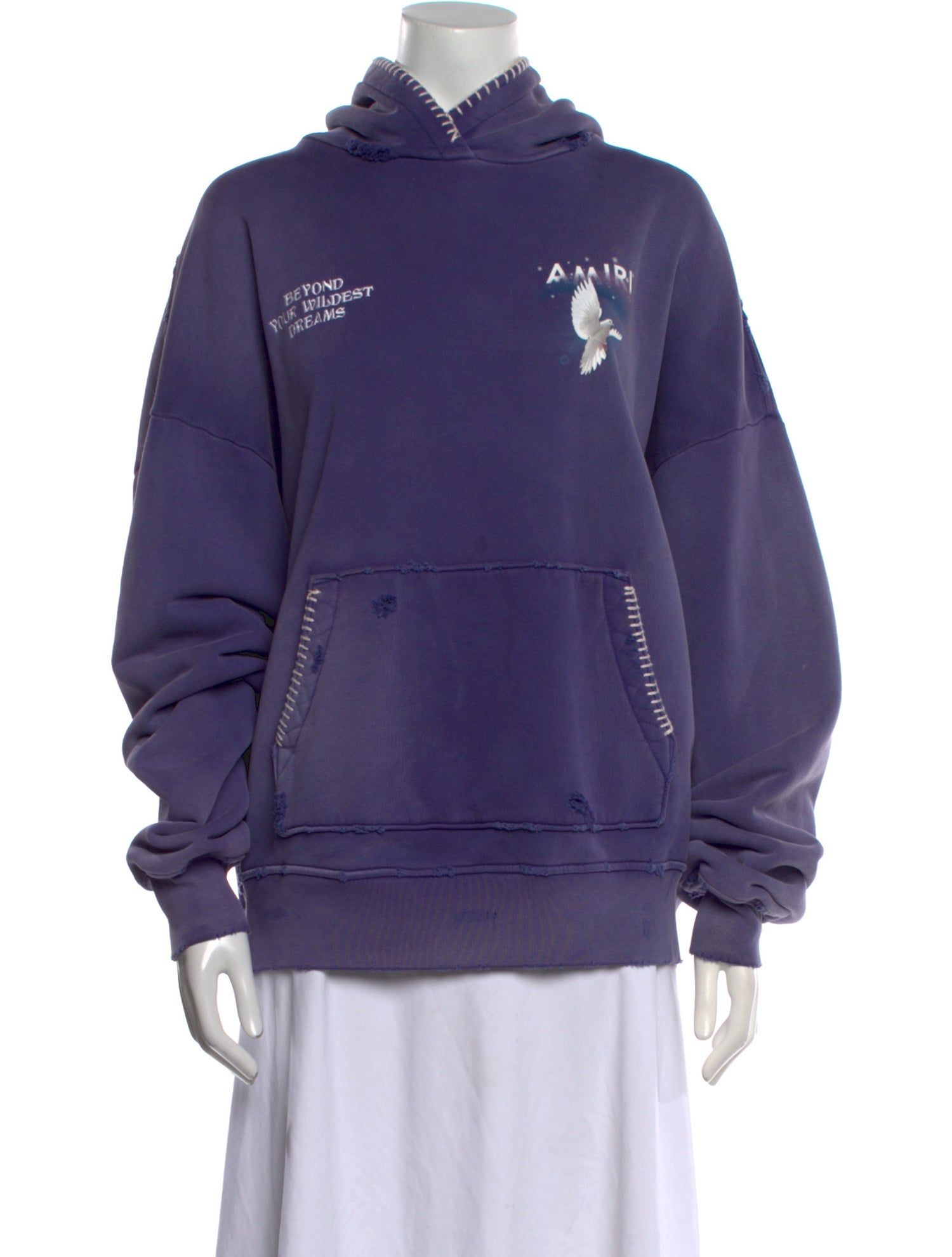 Amiri Eternal Dove Graphic Print Sweatshirt