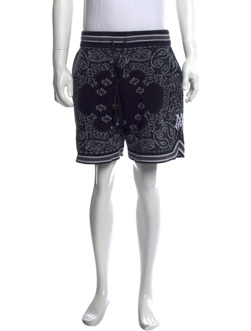 Amiri Paisley Print Jogger Shorts