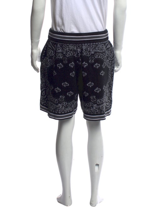 Amiri Paisley Print Jogger Shorts