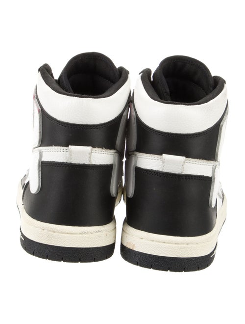 Amiri Leather Colorblock Pattern Sneakers