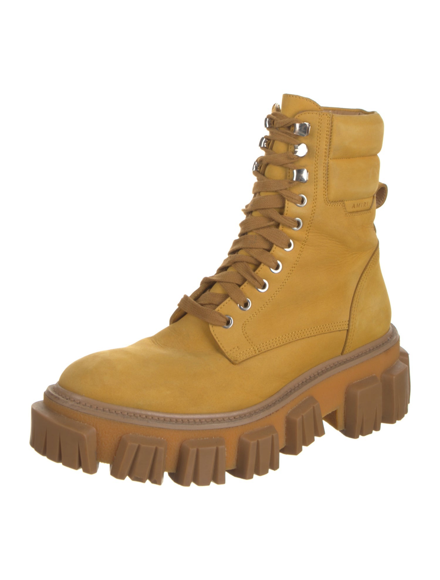 Amiri Suede Combat Boots