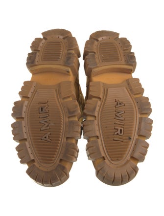 Amiri Suede Combat Boots