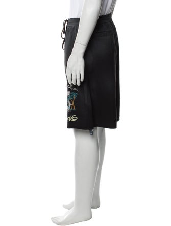 Amiri Graphic Print Jogger Shorts