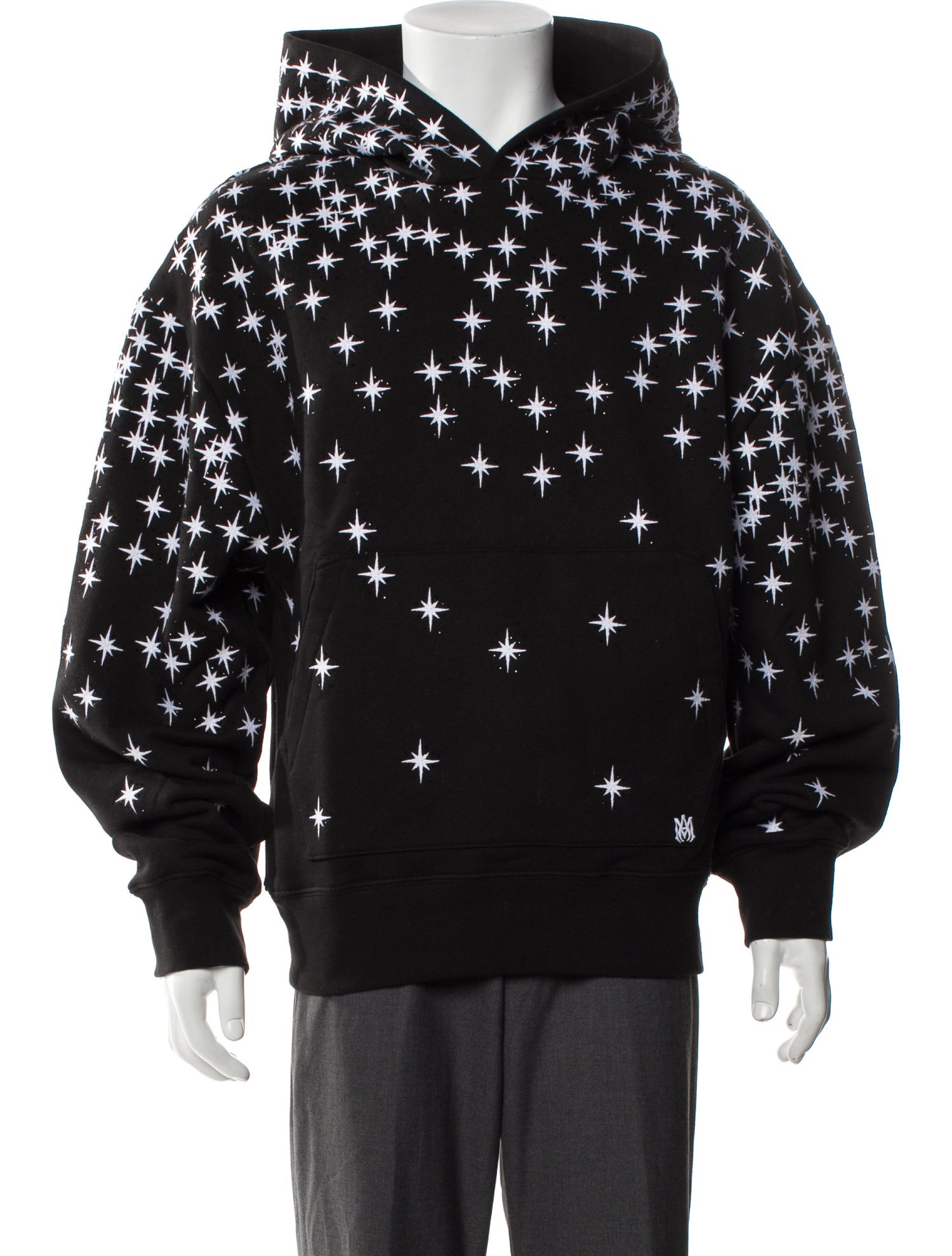 Amiri Printed Crew Neck Hoodie