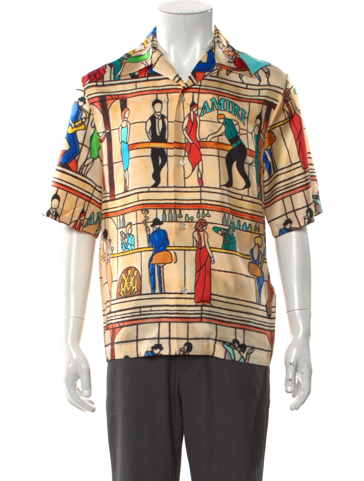 Amiri Silk Printed Shirt