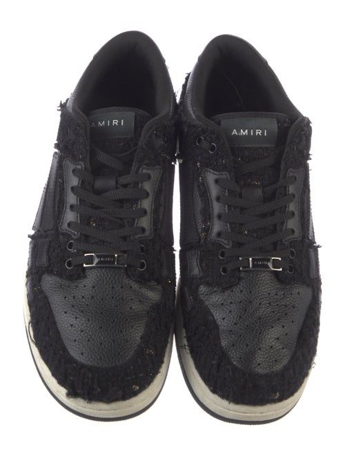 Amiri Leather Leather Trim Embellishment Sneakers