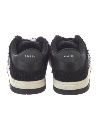 Amiri Leather Leather Trim Embellishment Sneakers