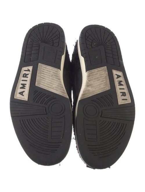 Amiri Leather Leather Trim Embellishment Sneakers