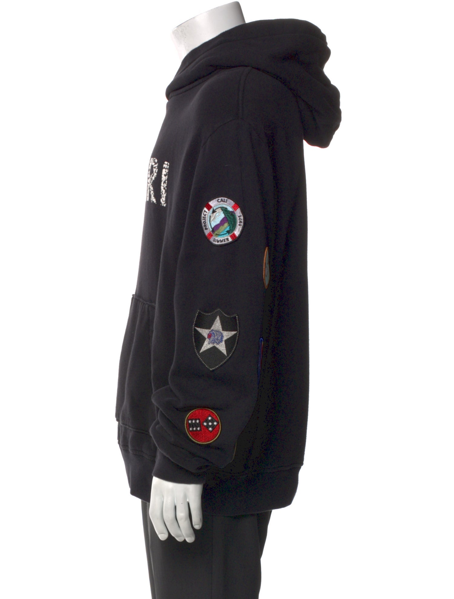 Amiri Graphic Print Crew Neck Hoodie