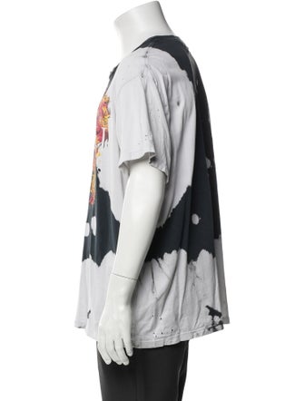 Amiri Signature Logo Floral Print T-Shirt