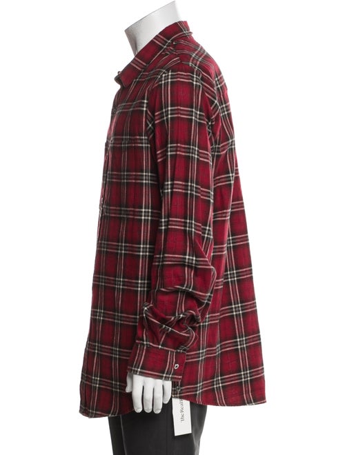 Amiri Plaid Print Trucker Jacket
