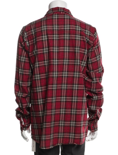 Amiri Plaid Print Trucker Jacket