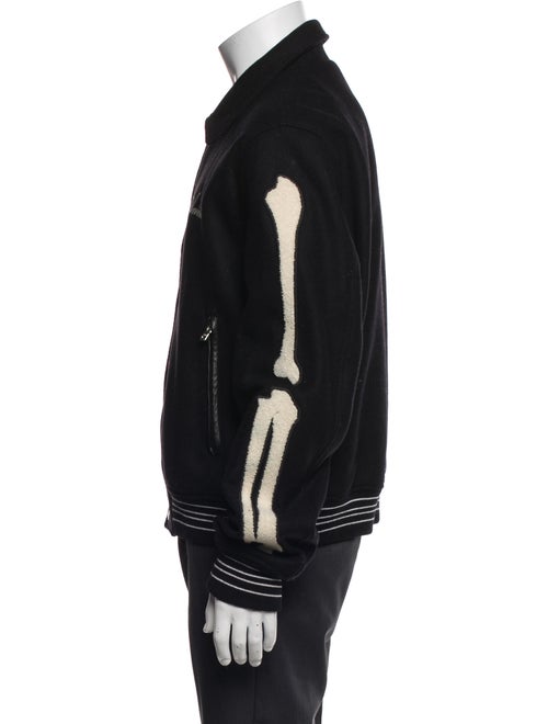 Amiri Wool Striped Varsity Jacket