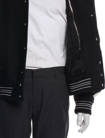 Amiri Wool Striped Varsity Jacket