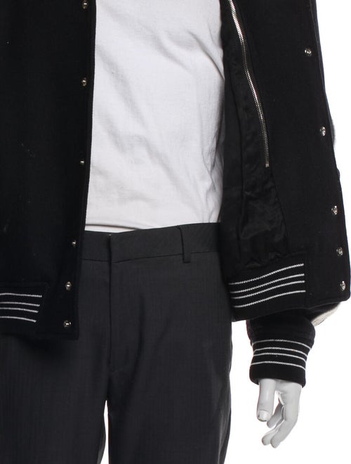 Amiri Wool Striped Varsity Jacket