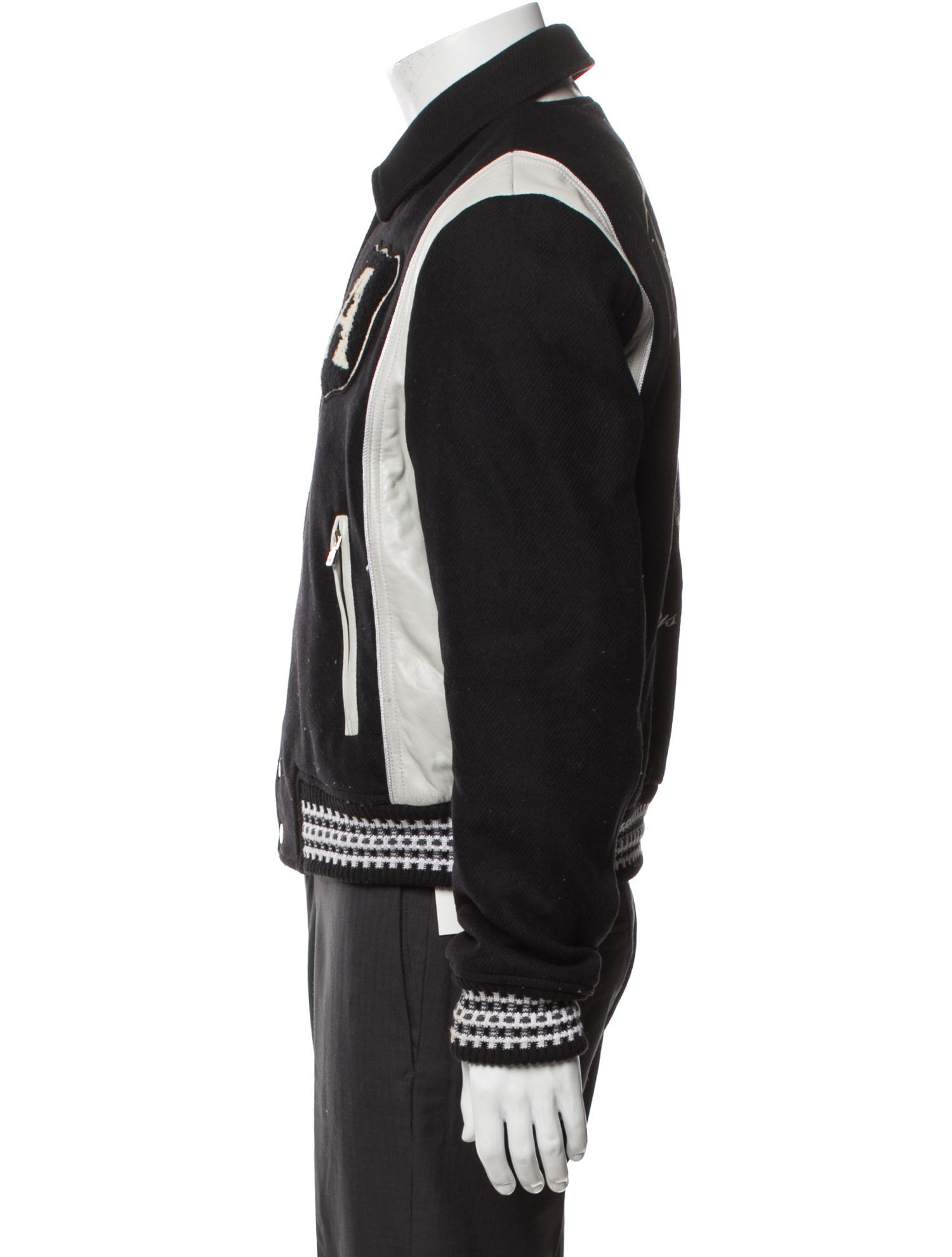 Amiri Wool Graphic Print Jacket