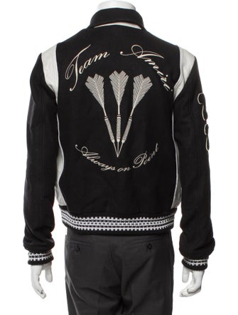 Amiri Wool Graphic Print Jacket