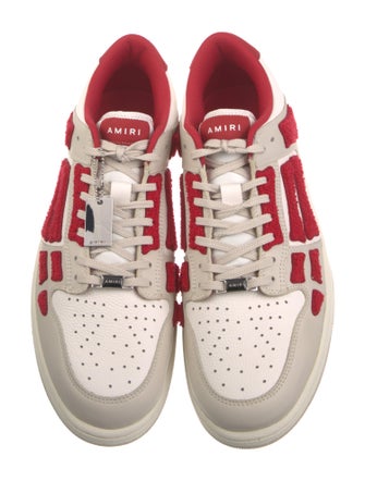 Amiri Leather Printed Sneakers
