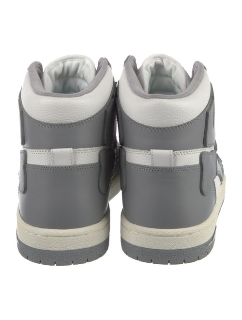 Amiri Leather Colorblock Pattern Sneakers