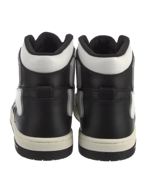 Amiri Leather Colorblock Pattern Sneakers