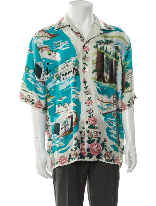 Amiri Silk Printed Shirt