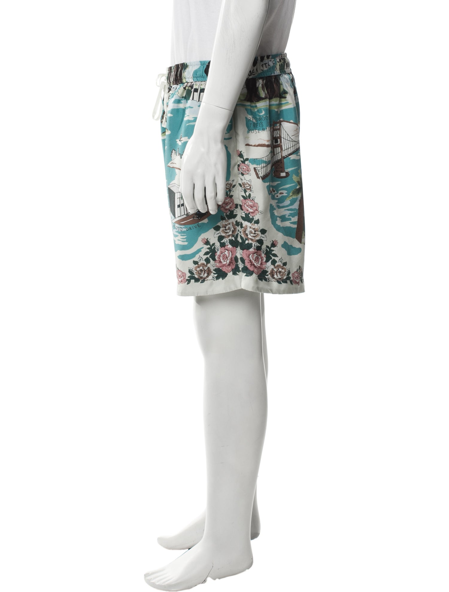 Amiri Silk Jogger Shorts