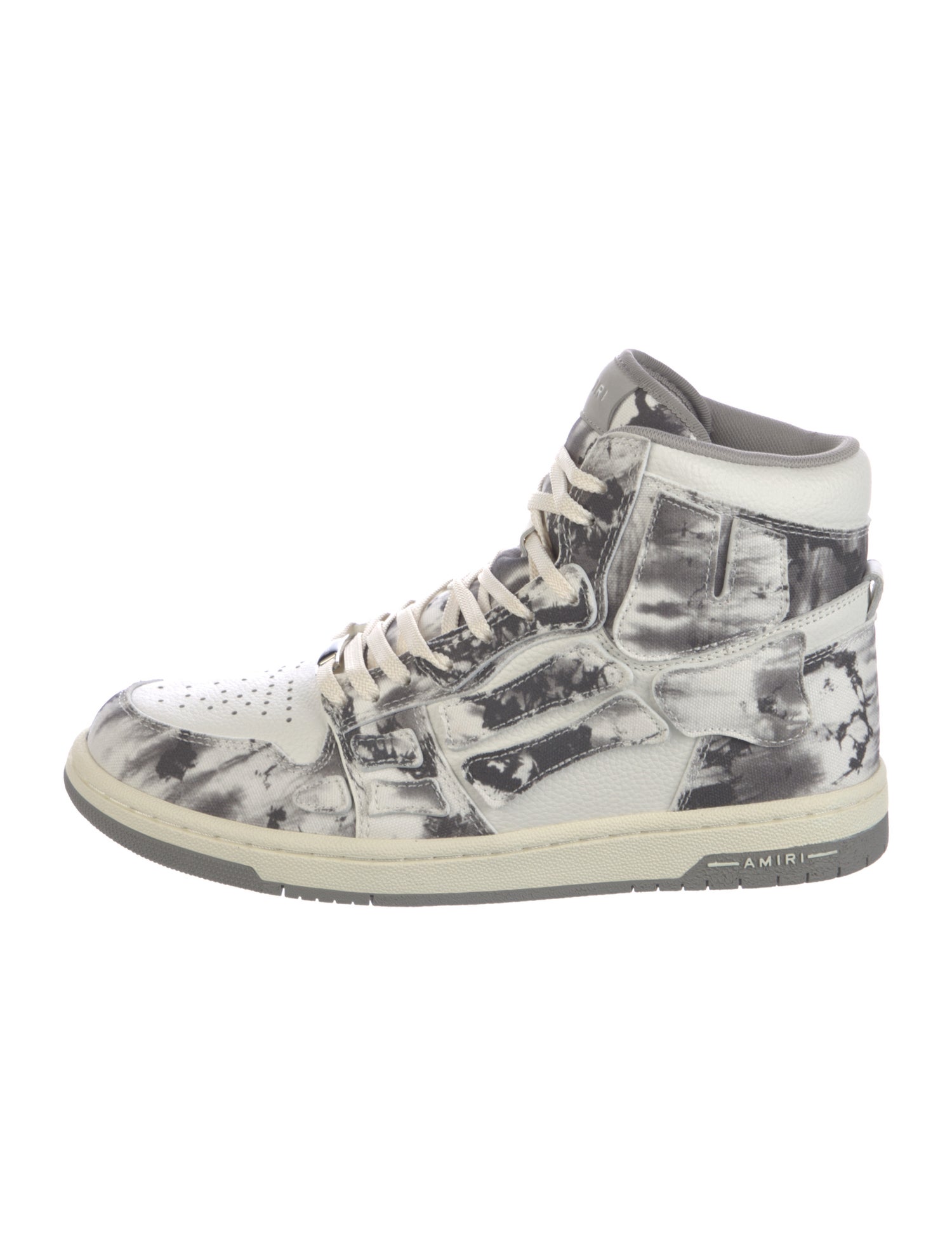 Amiri Leather Printed Sneakers