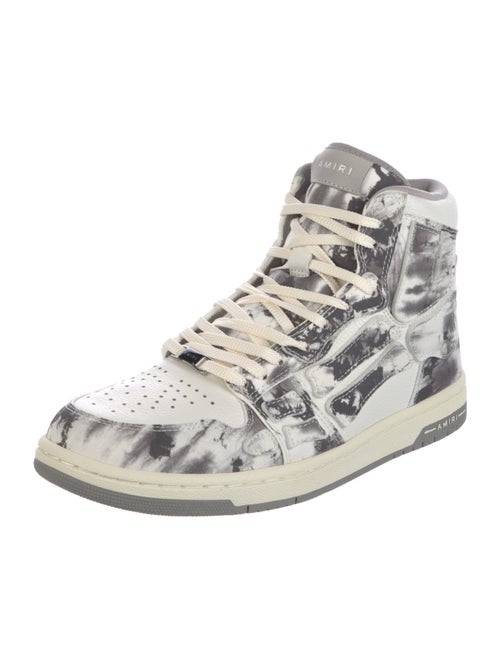 Amiri Leather Printed Sneakers